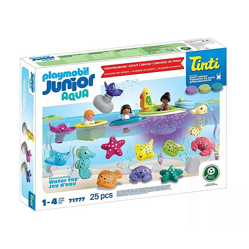 Изображение товара PLAYMOBIL Адвент-календарь для купания JUNIOR & Tinti 2025 (71777), 24 шт.