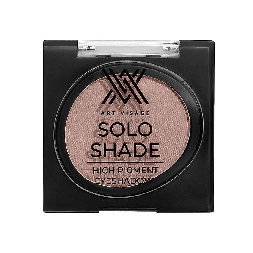 Изображение товара ART-VISAGE Тени для век высокопигментированные Solo Shade Eyeshadow, 60 Пыльно-розовый, 1,7 г