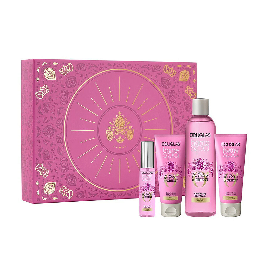 Изображение товара DOUGLAS Подарочный набор Home Spa The Palace of Orient Luxury Set, 75 мл + 35 мл + 75 мл + 300 мл