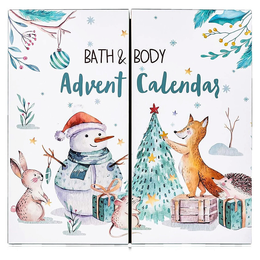 Изображение товара ACCENTRA Адвент-календарь для девочек Bath and Body Advent Calendar 2025, 24 шт.