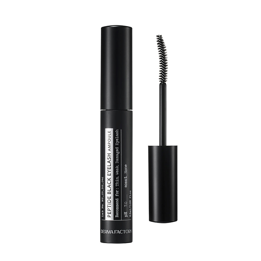 Изображение товара DERMA FACTORY Сыворотка тинт для роста ресниц Peptide black eyelash ampoule, 8.5 мл