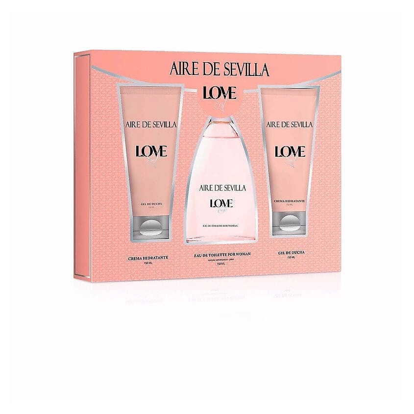Изображение товара INSTITUTO ESPANOL Aire de Sevilla Love - парфюмерный набор для женщин 100 мл туалетная вода и уход