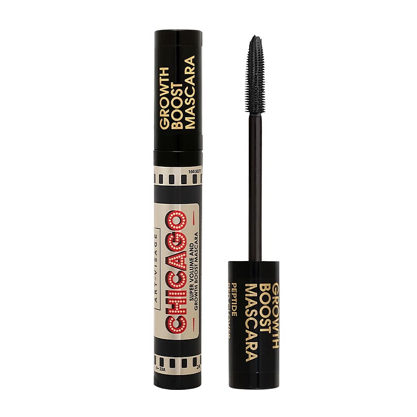 Изображение товара ART-VISAGE Тушь для ресниц активатор роста Chicago Growth Boost Mascara, Черная, 15 мл