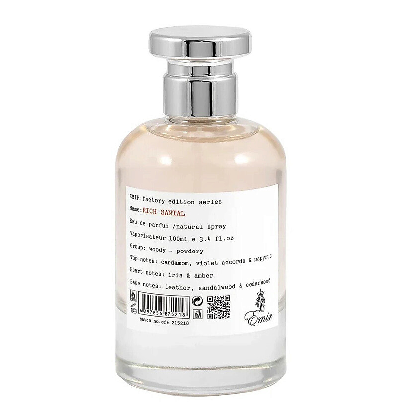 Изображение товара PARIS CORNER Парфюмерная вода Rich Santal, 100 мл