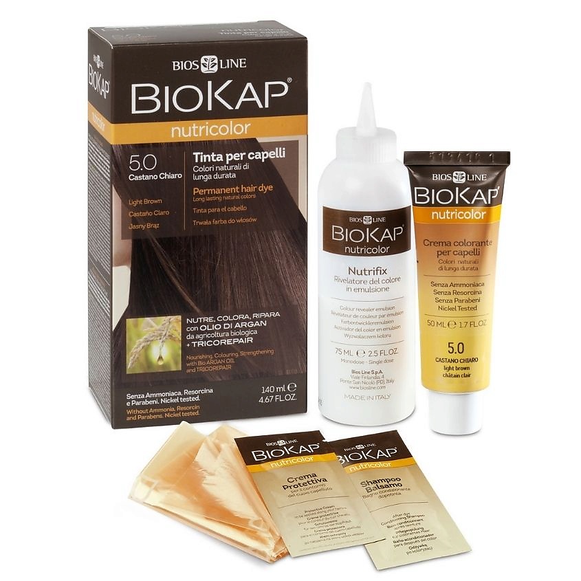 Изображение товара BIOKAP Nutricolor краска для волос светло-коричневый тон 5.0