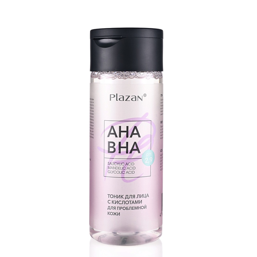 Изображение товара PLAZAN Тоник для лица с АНА/ВНА кислотами для проблемной кожи, 1 шт.