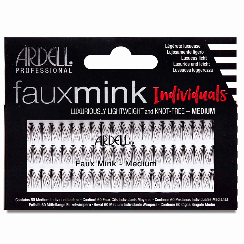 Изображение товара ARDELL Пучки ресниц норка средние, 60 шт.