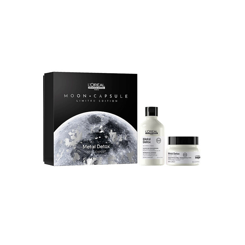 Изображение товара Набор средств для волос Metal Detox от L'OREAL PROFESSIONNEL для блестящих и защитных окрашенных во