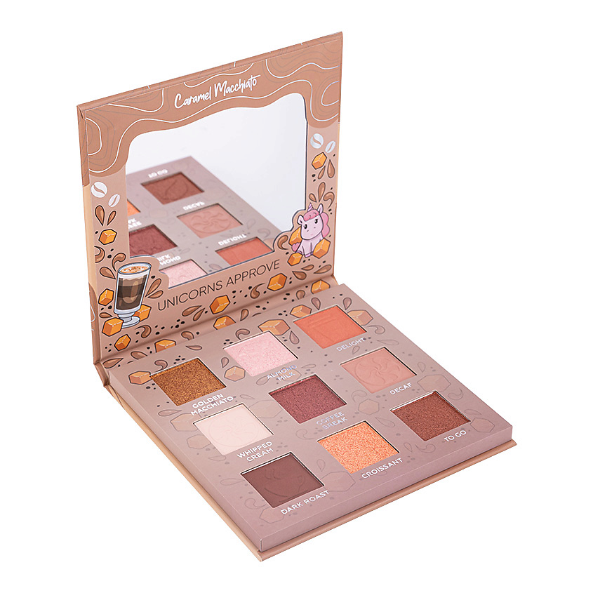 Изображение товара UNICORNS APPROVE Палетка теней Caramel Machiatto, 12,6 г