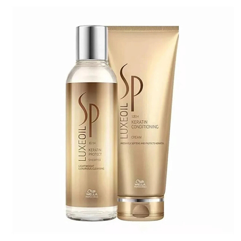 Изображение товара WELLA PROFESSIONALS Набор LuxeOil Keratin Protect Bundle: Шампунь +Кондиционер, 200 мл + 200 мл