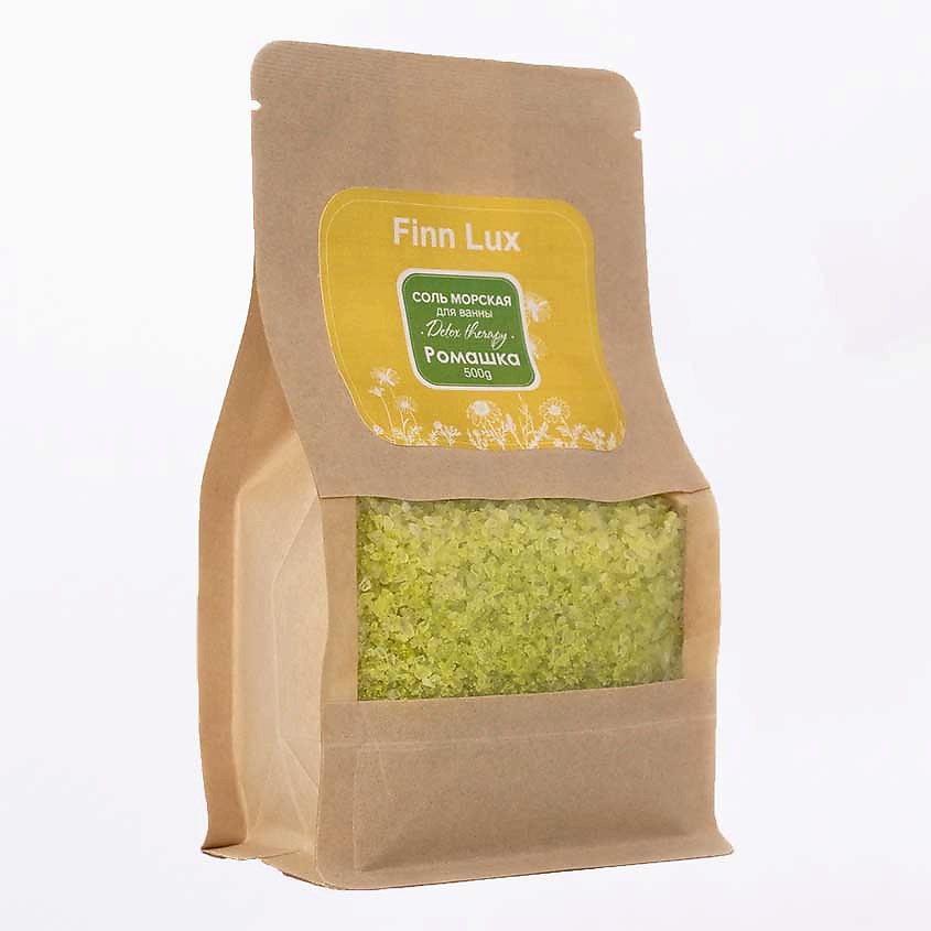 Изображение товара FINNLUX Соль для ванны морская "РОМАШКА", 500 g