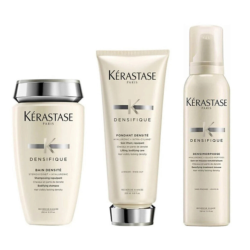 Изображение товара KERASTASE Набор Densifique: Шампунь + Кондиционер + Мусс для укладки, 250 мл + 200 мл + 150 мл