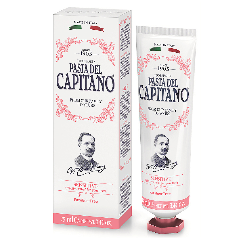 Изображение товара PASTA DEL CAPITANO Зубная паста для чувствительных зубов Sensitive, 75 мл