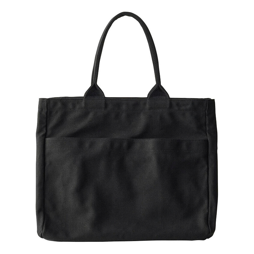 Изображение товара UNIQLO Сумка Cotton Handbag, Shoulder Bag Regular Unisex Black, Черный