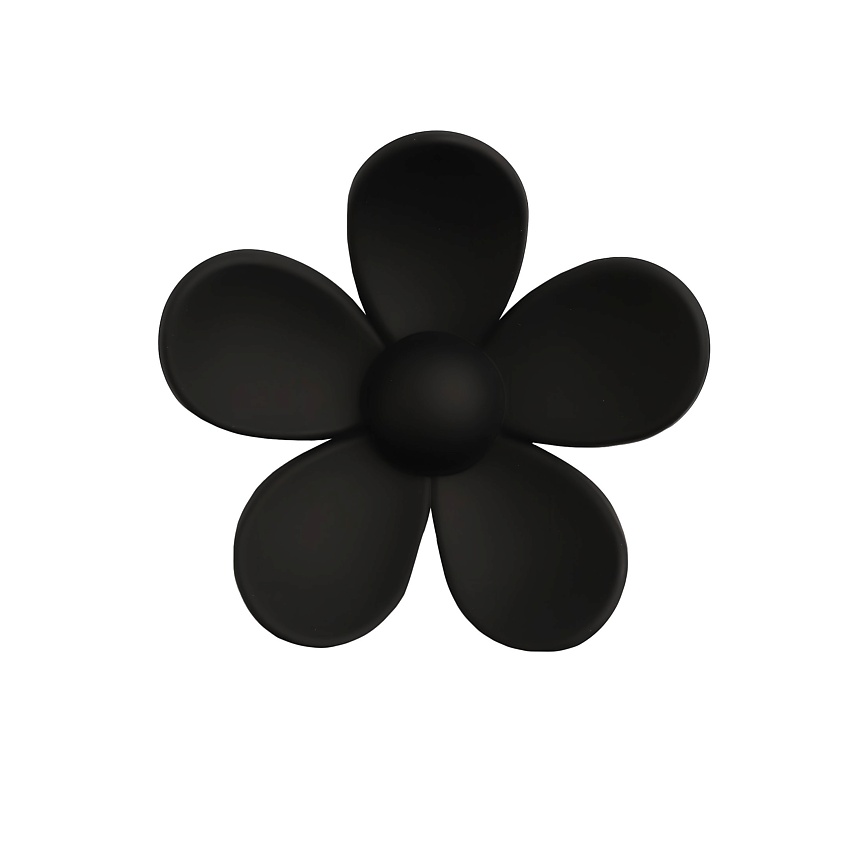 Изображение товара KOSMOSHTUCHKI Заколка краб Цветочек, черный