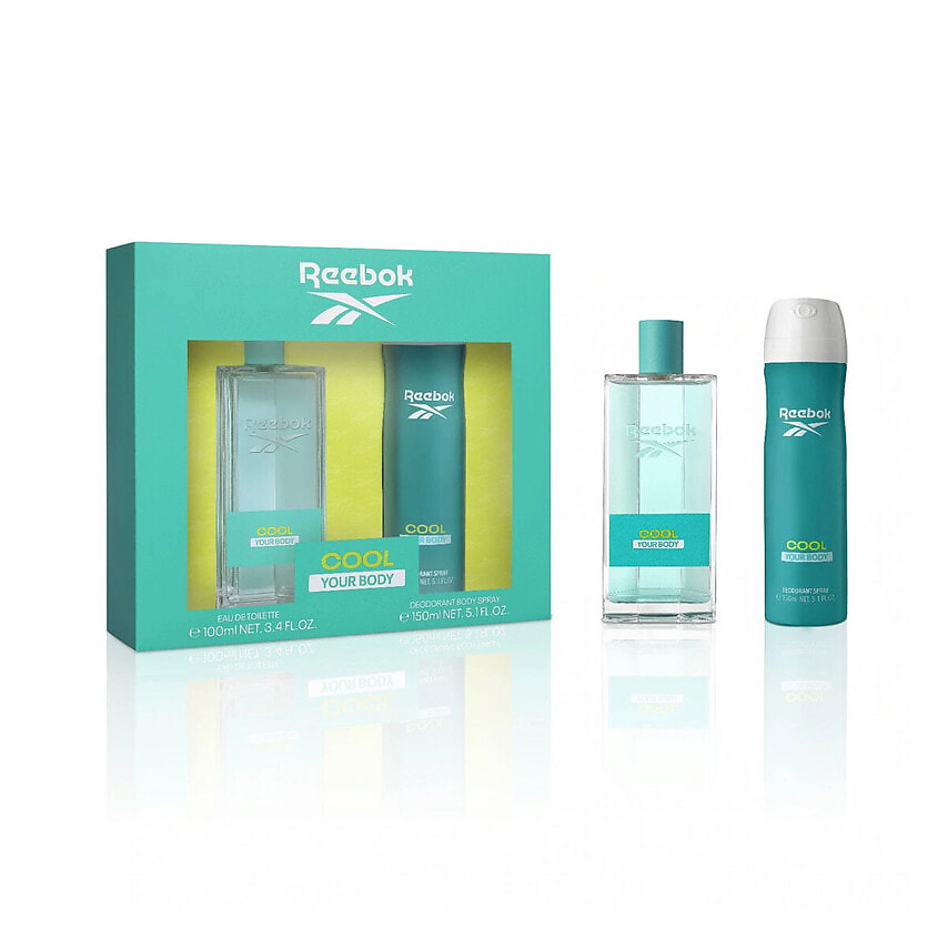 Изображение товара REEBOK Набор Cool Your Body For Her: Туалетная вода + Дезодорант-спрей, 100 мл + 150 мл