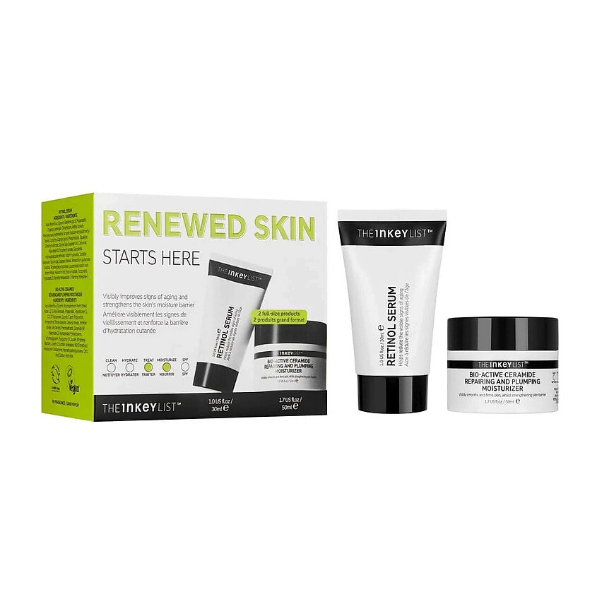 Изображение товара THE INKEY LIST Набор Renewed Skin Starts Here, 30 мл + 50 мл