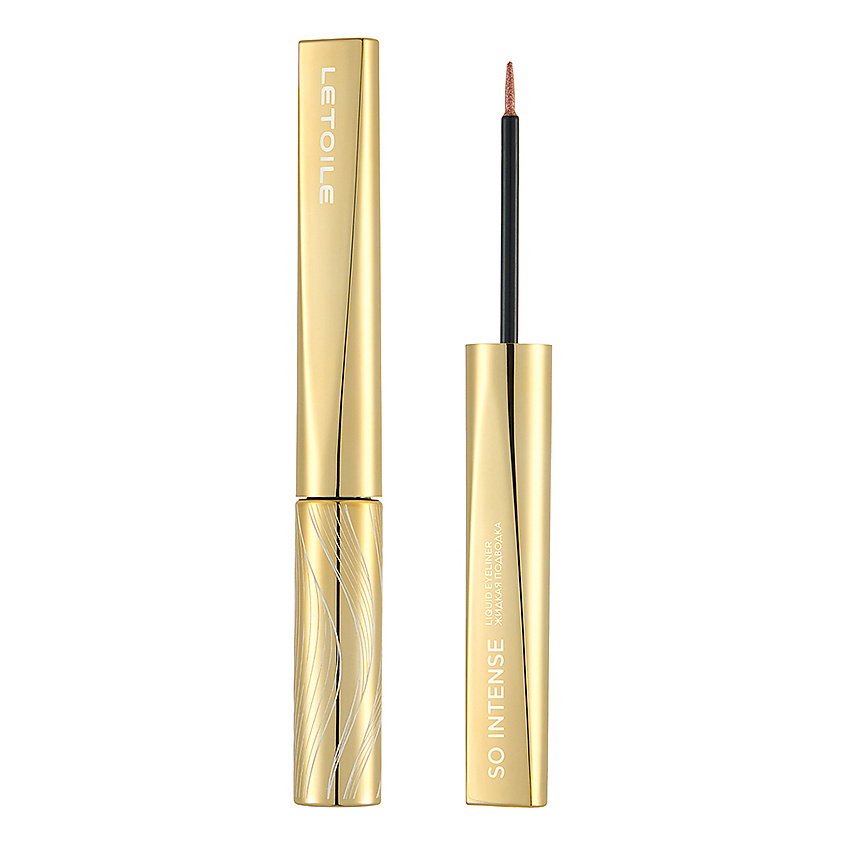 Изображение товара ЛЭТУАЛЬ Жидкая подводка So Intense Liquid Eyeliner, 008 Rose Gold, 5 г
