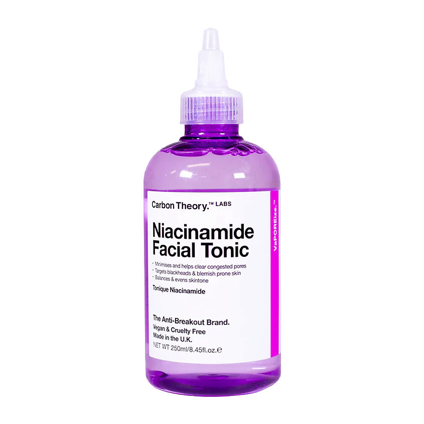 Изображение товара CARBON THEORY Очищающий тоник Niacinamide Facial Tonic, 250 мл