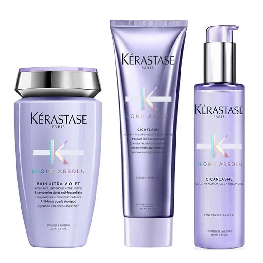 Изображение товара KERASTASE Набор Blond Absolu: Шампунь + Кондиционер + Сыворотка, 250 мл + 250 мл + 150 мл