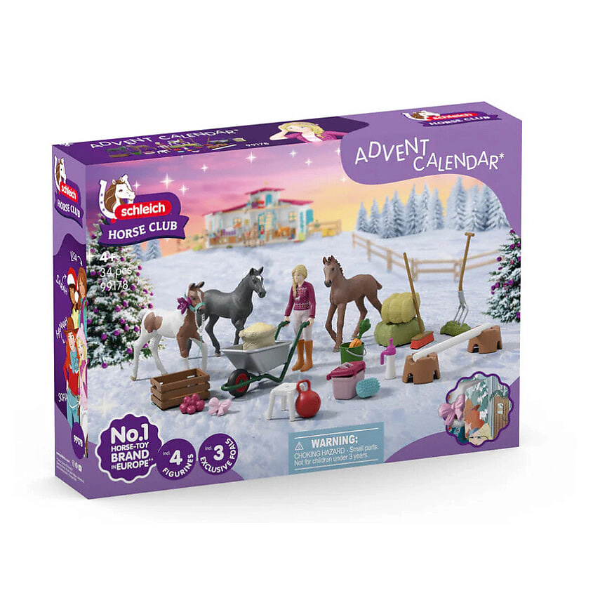Изображение товара SCHLEICH Адвент-календарь Horse Club 2025 (99178), 24 шт.