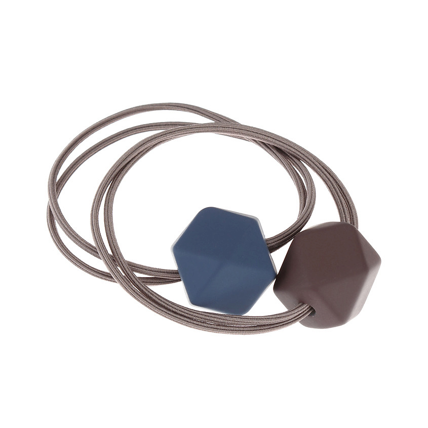 Изображение товара DEWAL BEAUTY Резинки для волос "Цветные кубики", разноцветный