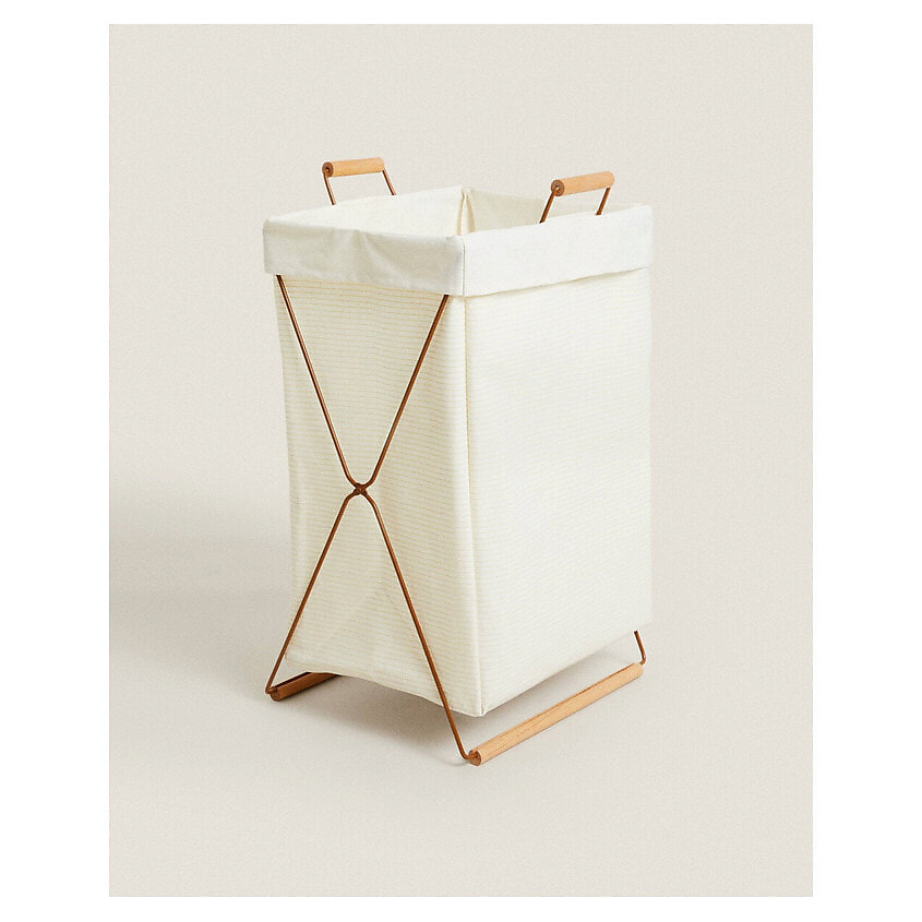 Изображение товара ZARA HOME Складная корзина для белья 60 x 36 x 33 см, 60 x 36 x 33 см