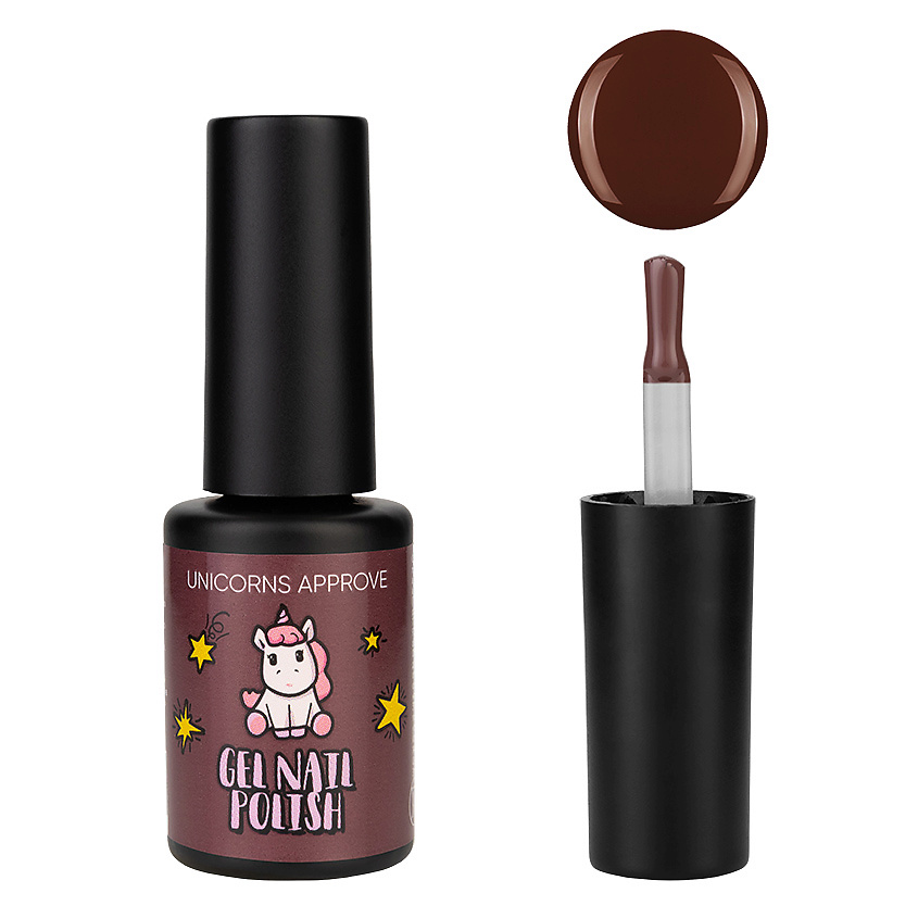 Изображение товара UNICORNS APPROVE Гель-лак покрытие Pastel Shades, № 006 Молочный шоколад, 6 мл