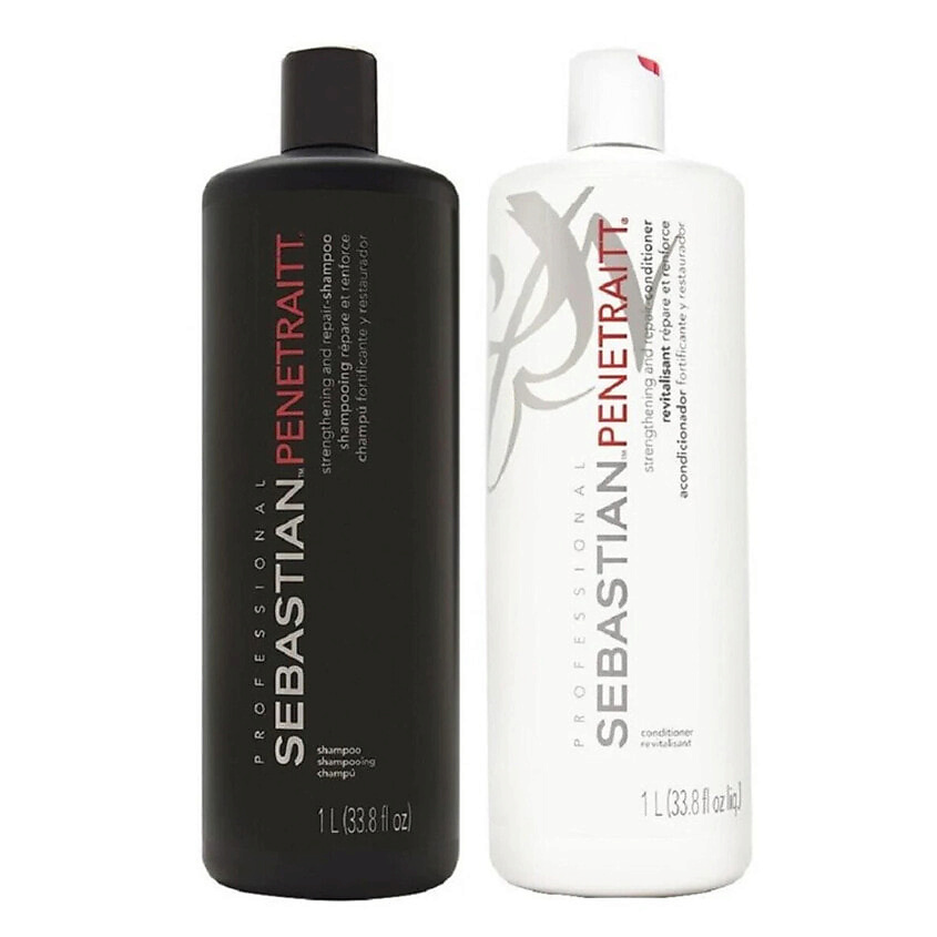 Изображение товара SEBASTIAN PROFESSIONAL Набор Penetraitt Bundle XL: шампунь + кондиционер, 1000 мл + 1000 мл