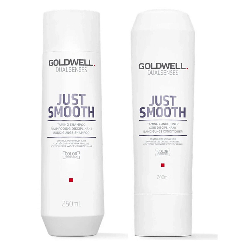 Изображение товара GOLDWELL Набор для окрашенных волос Dualsenses Just Smooth Bundle, 250 мл + 200 мл