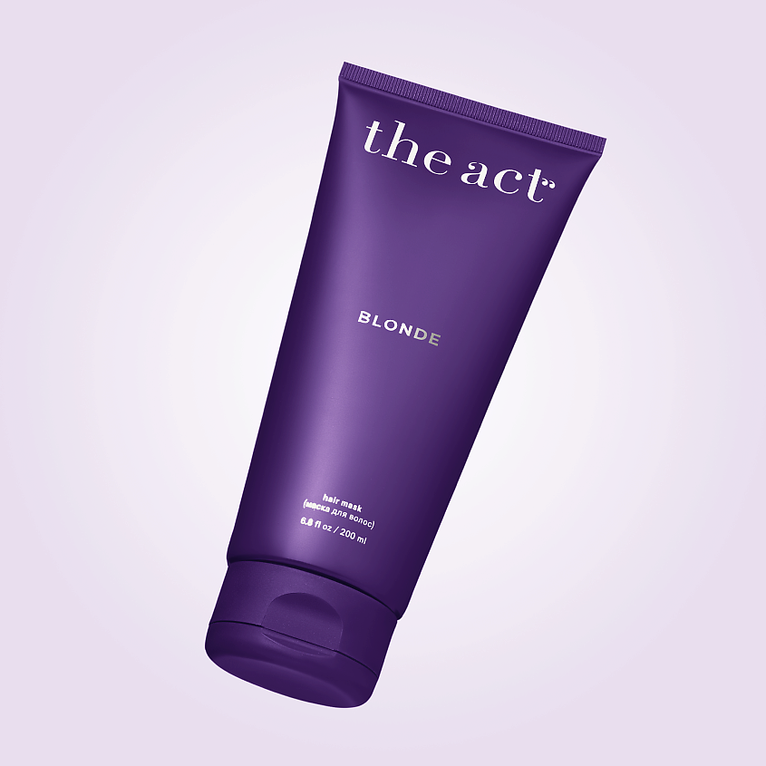 Изображение товара THE ACT Оттеночная маска для волос холодного блонда, 200 мл