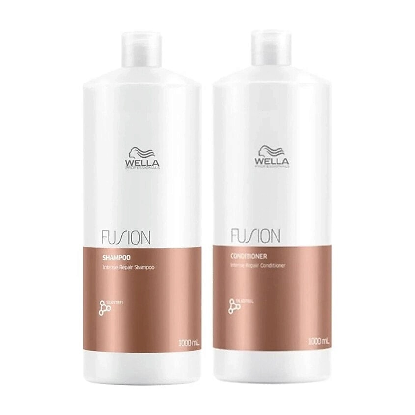 Изображение товара WELLA Набор для интенсивного восстановления волос Fusion XL, 1000 мл + 1000 мл