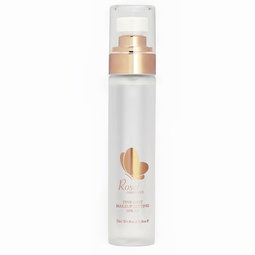Изображение товара ROSEL Спрей фиксатор для макияжа Rosel Cosmetics 80 мл стойкий, матовый финиш, макияж до 24 часов, 80мл