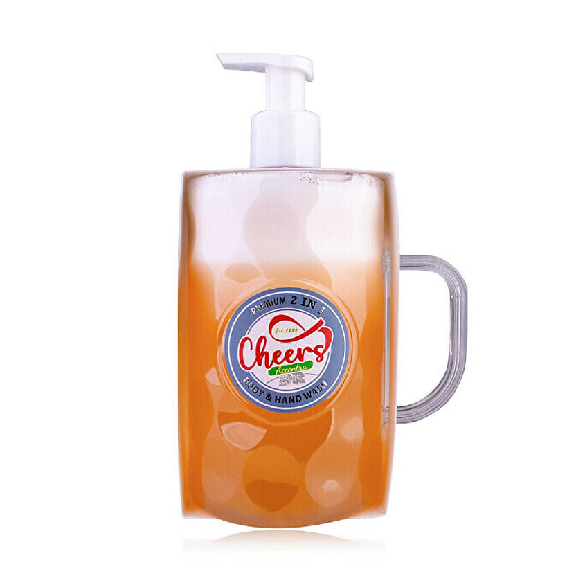 Изображение товара ACCENTRA Жидкое мыло и гель для душа Cheers 2 in 1 Body & Hand Wash, 720 мл