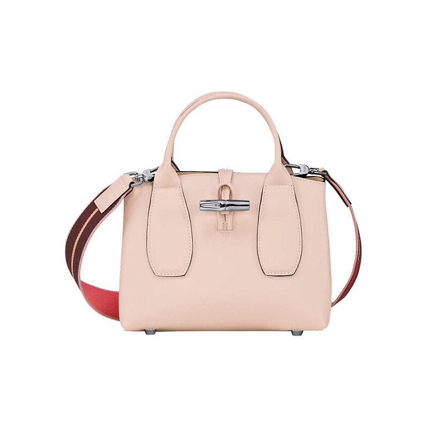 Изображение товара LONGCHAMP Сумка Roseau Calfskin One Shoulder Handbags Small Size Women's Light Pink, Светло-розовый
