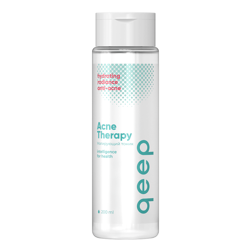 Изображение товара QEEP Тоник для лица от прыщей и черных точек очищающий, 1 шт.