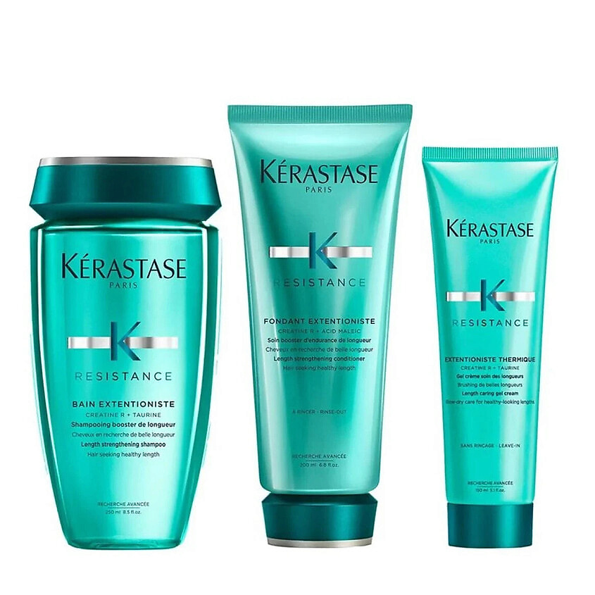 Изображение товара KERASTASE Набор Résistance Extentioniste: Шампунь + Кондиционер + Лосьон, 250 мл + 200 мл + 150 мл
