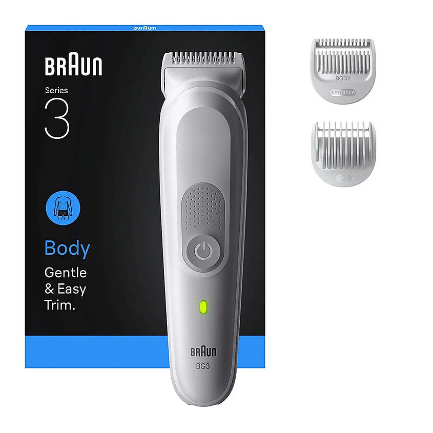 Изображение товара BRAUN Триммер для тела Series 3 BG3530 Водонепроницаемый, акум 80 мин
