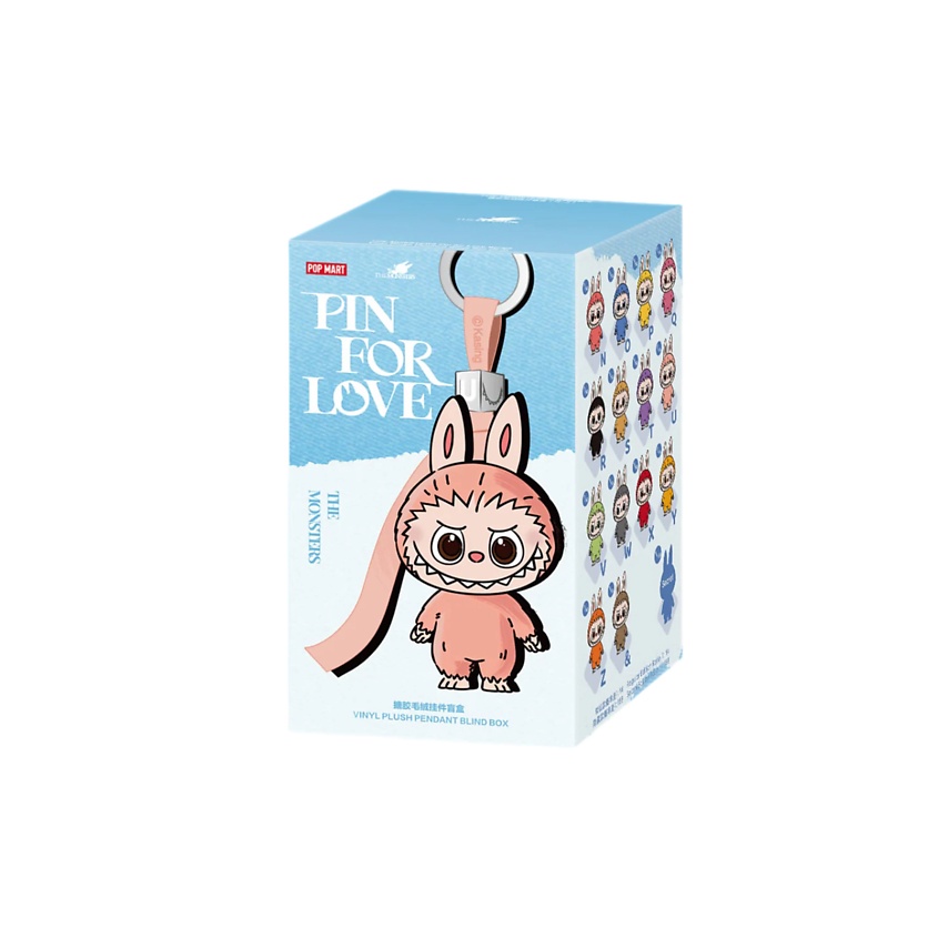 Изображение товара POP MART Labubu Pin for Love N-Z брелок-игрушка коллекционная миниатюра