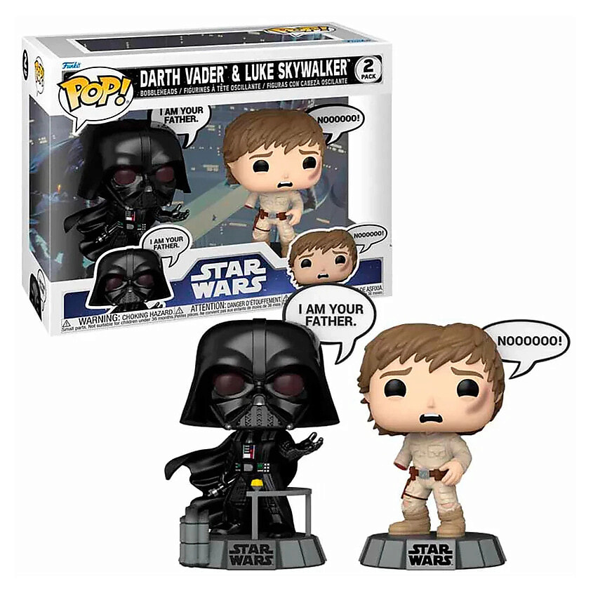 Изображение товара FUNKO Фигурка Star Wars Бабл Вейдер и Люк, 1 шт.