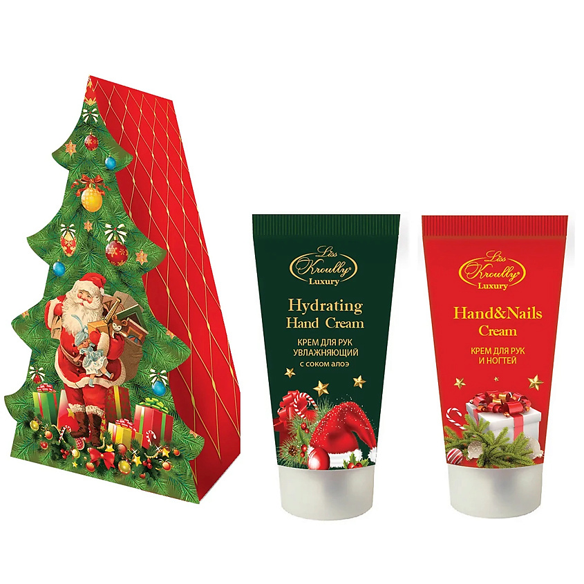Изображение товара Подарочный набор кремов для рук с алоэ и ногтевым уходом Лисс Кроулли NG-2510
