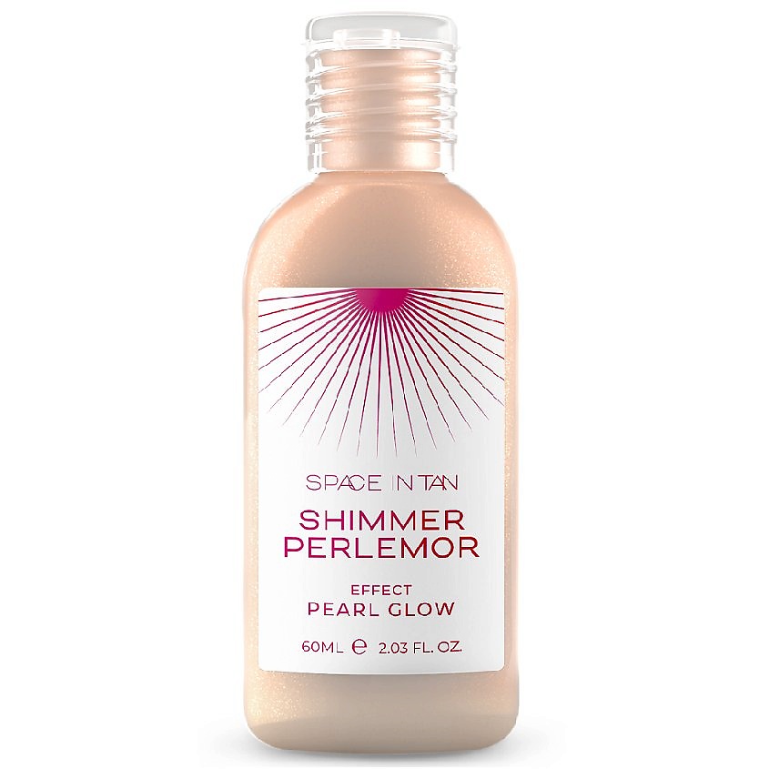 Изображение товара SPACE IN TAN Молочко-шиммер для тела увлажняющее с алоэ и скваланом SHIMMER PERLEMOR, 60 мл