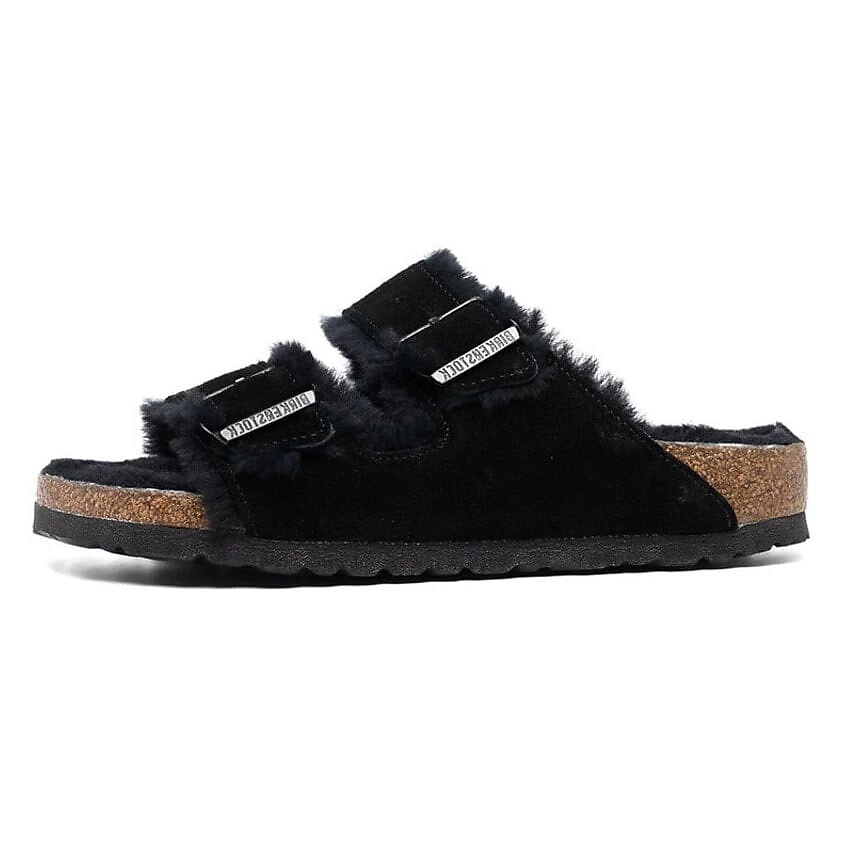 Изображение товара BIRKENSTOCK Шлепанцы Arizona Shearling Suede Leather Narrow Fit, 36,0