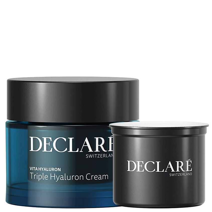 Изображение товара Набор для лица DECLARÉ Vital Hyaluron Triple Cream 50 мл + запасной блок 50 мл