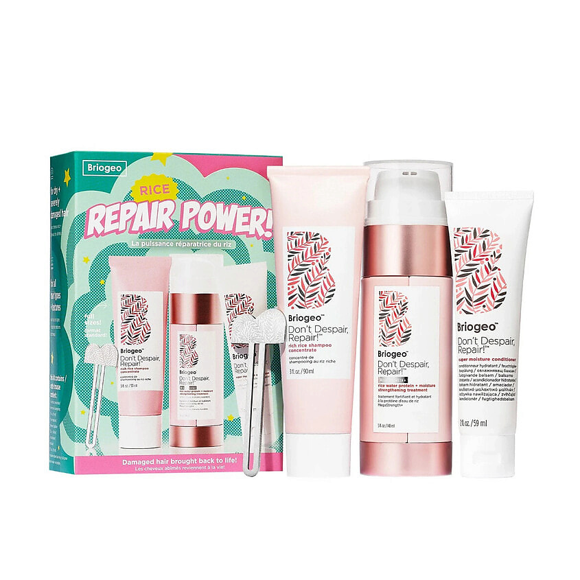 Изображение товара BRIOGEO Набор Don't Despair, Repair! Rice Repair Power Set