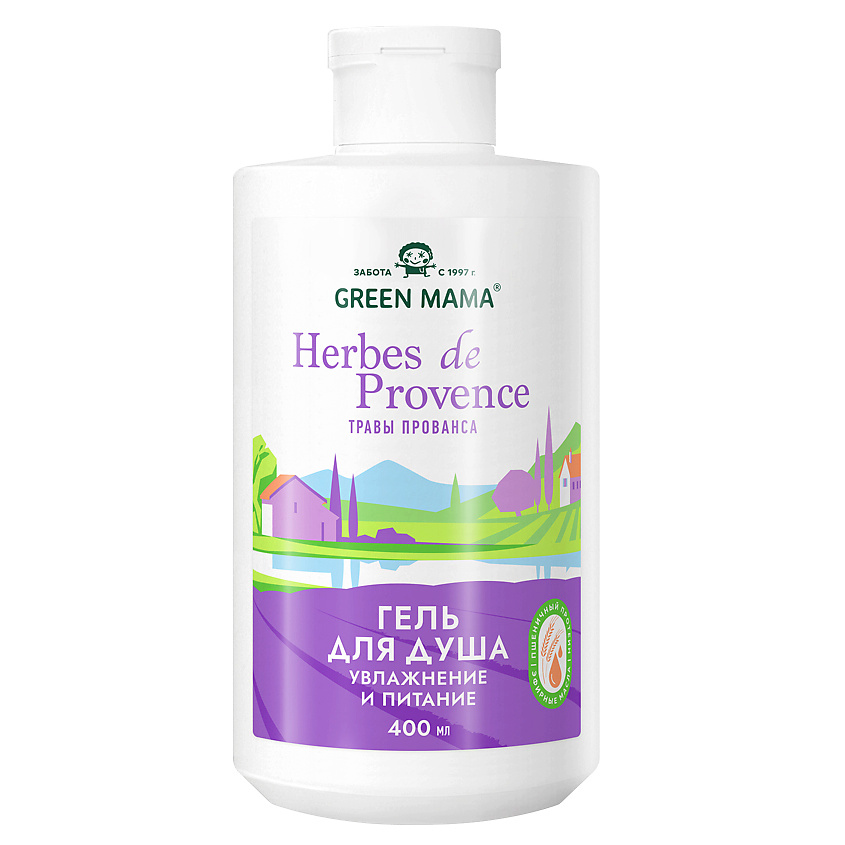 Изображение товара GREEN MAMA Гель для душа травы прованса Herbes de Provence, 400 мл