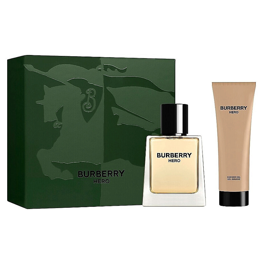 Изображение товара BURBERRY Набор Hero: Туалетная вода + Парфюмированный гель для душа, 50 мл + 75 мл