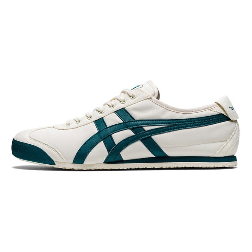 Изображение товара ONITSUKA TIGER Кроссовки Mexico 66 Cream Velvet Pine, цвет: Белый, размер: 37.5