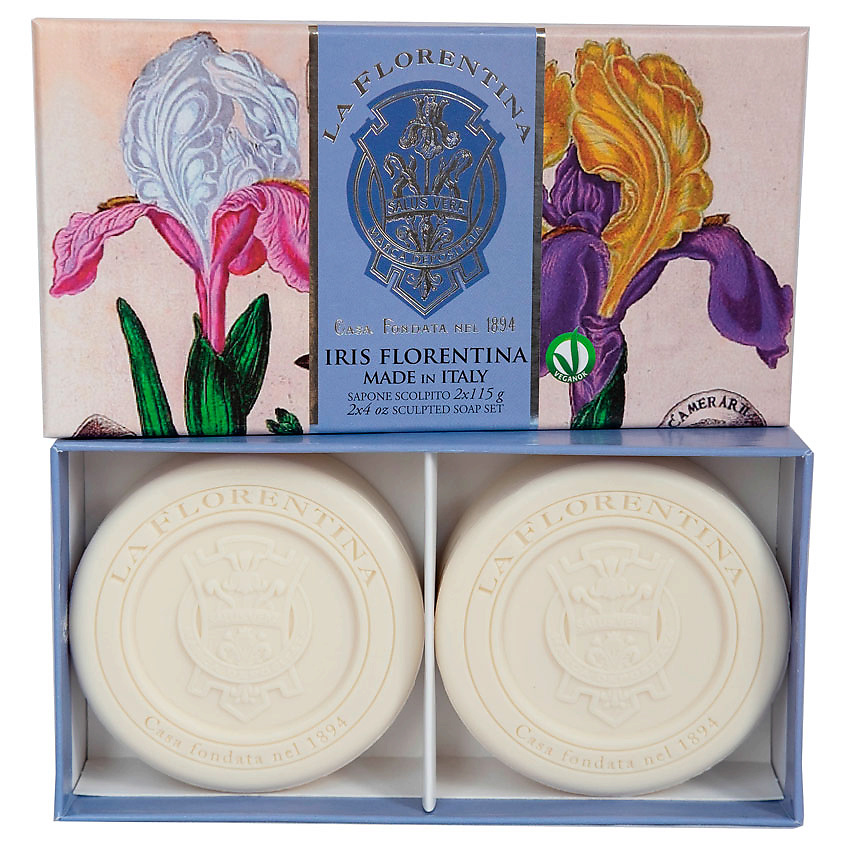 Изображение товара LA FLORENTINA Набор мыла Florentina Iris. Флорентийский ирис, 230 г