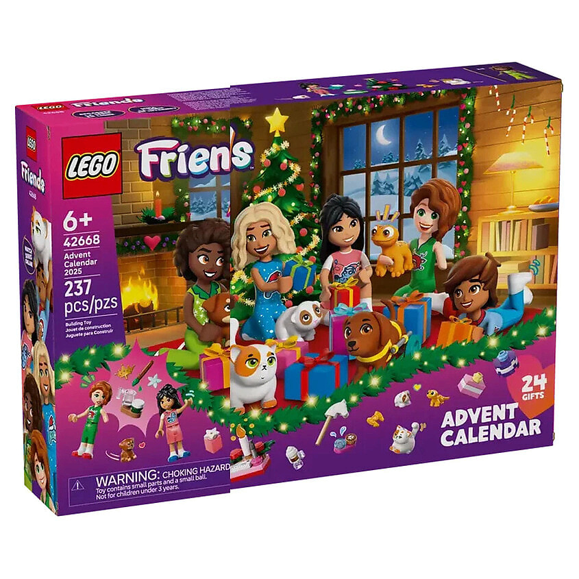 Изображение товара LEGO Адвент-календарь Friends 42668 Advent Calendar 2025, 24 шт.